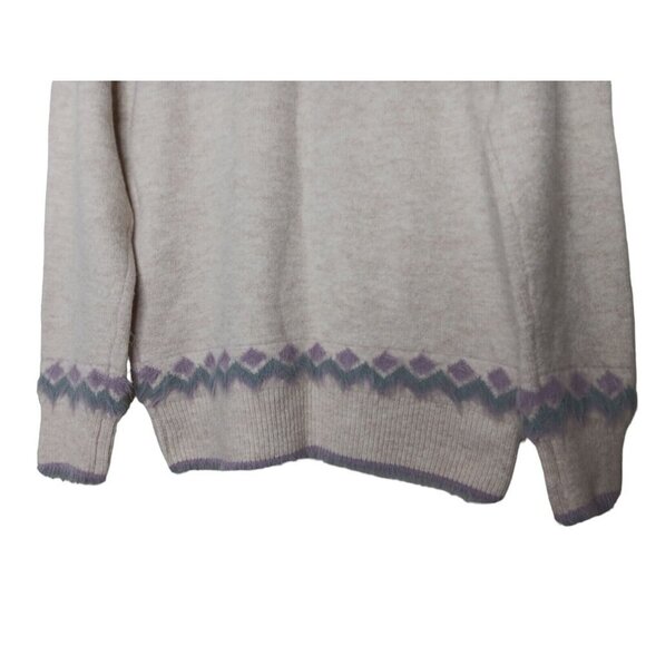 Fate Soft Sweater Fair Isle Size S Long Sleeve Crew Neck - Picture 13 of 14